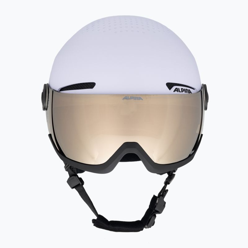 Alpina Arber Visor Q Lite Skihelm lila matt 2