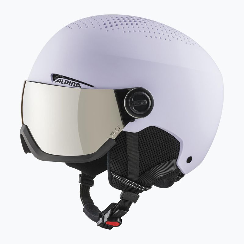 Alpina Arber Visor Q Lite Skihelm lila matt 6