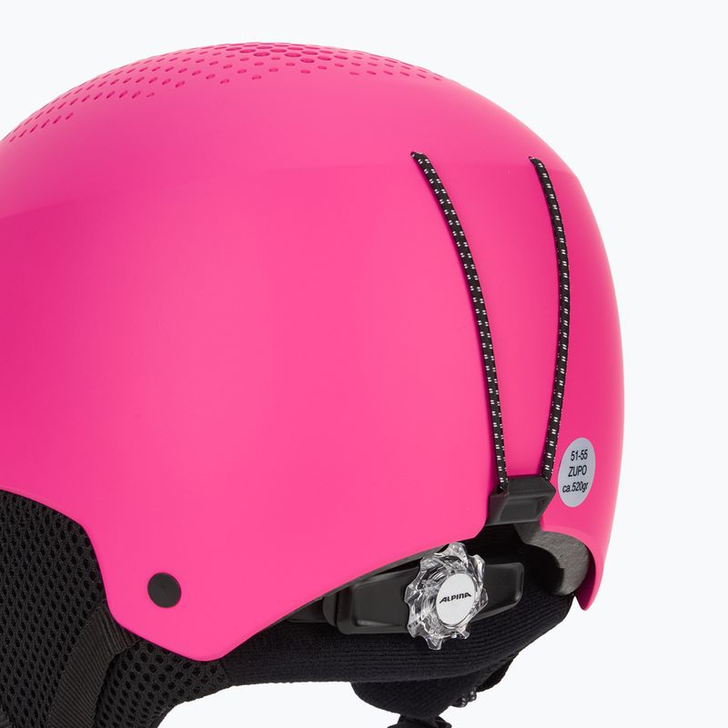 Skihelm Kinder Alpina Zupo pink matt 8