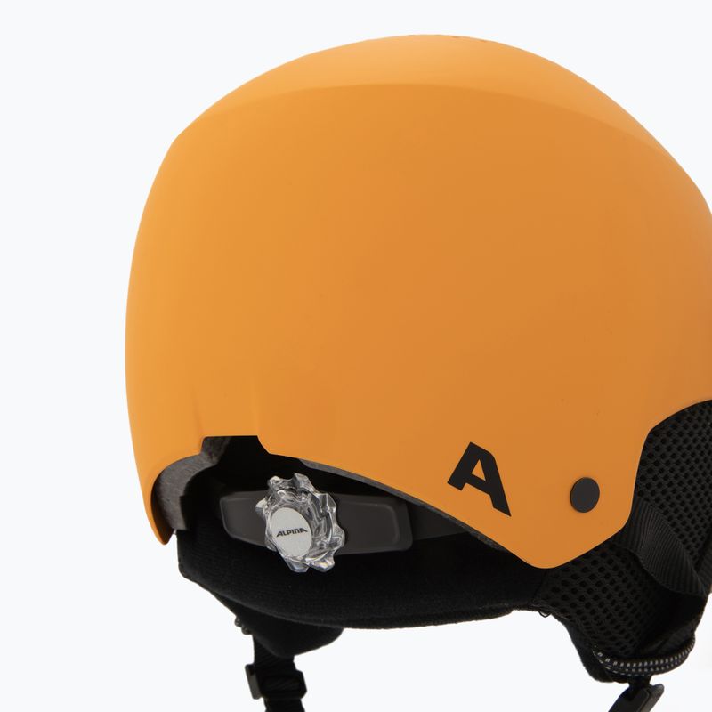 Skihelm Kinder Alpina Zupo Visor Q-Lite burned/ yellow matt 7