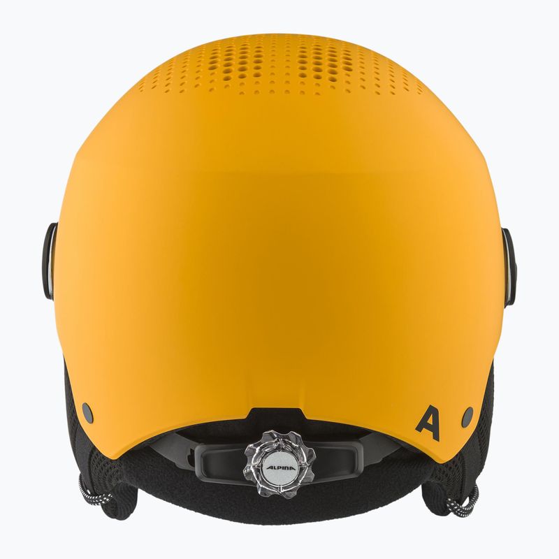 Alpina Kinderskihelm Zupo Visor Q-Lite gebrannt/ gelb matt 3