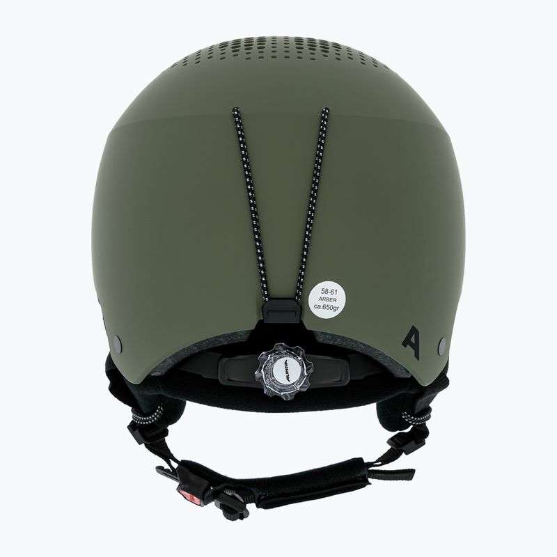 Alpina Arber olive matt Skihelm 2