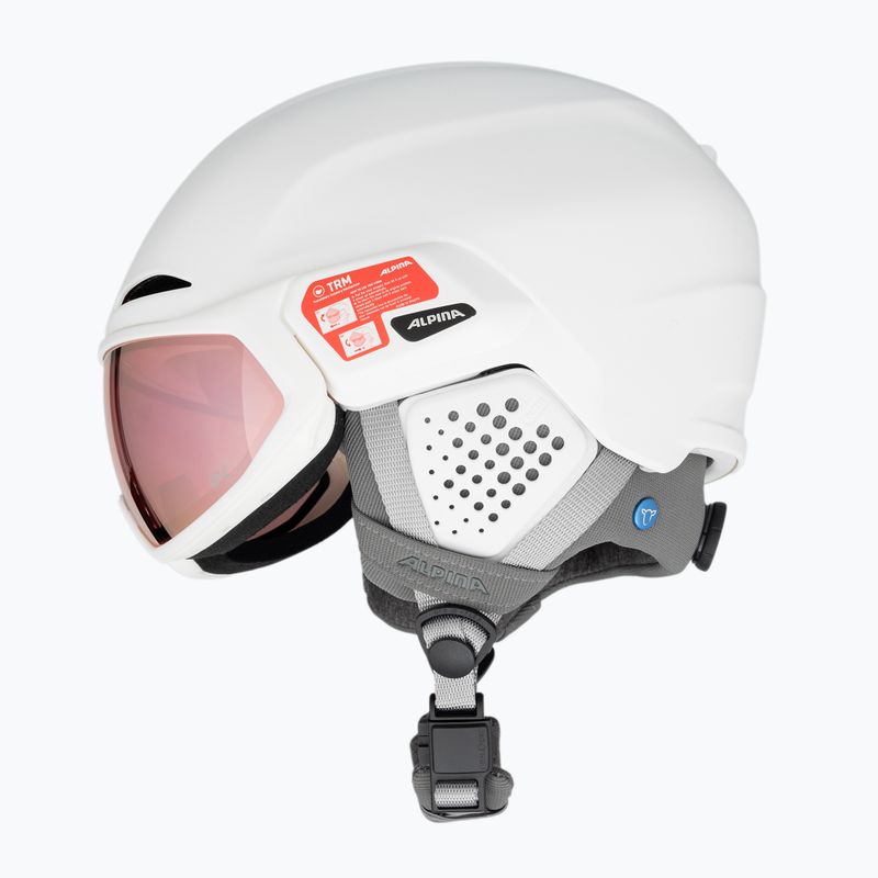 Alpina Oro QV Mips Skihelm weiß matt/wasserrosa 5