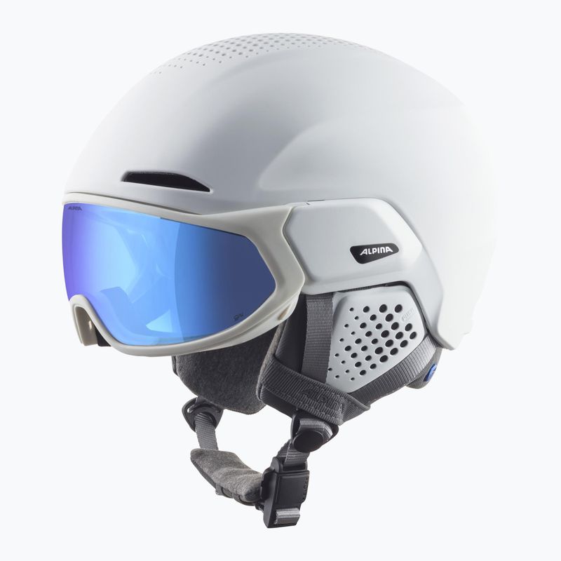 Alpina Oro QV Mips Skihelm weiß matt/wasserrosa 6