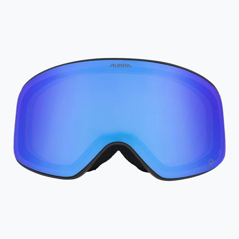 Skibrille Alpina Ladis QM black matt/ blue 2
