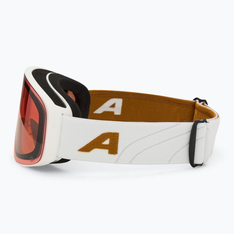 Skibrille Alpina Ladis Q white/ gold matt/ gold 4
