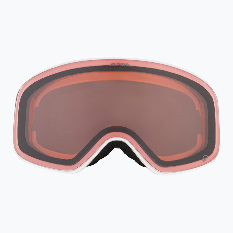 Skibrille Alpina Ladis Q white/ gold matt/ gold 6