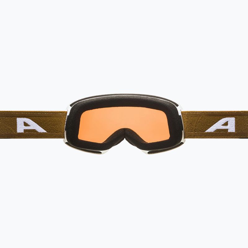 Skibrille Alpina Ladis Q white/ gold matt/ gold 7