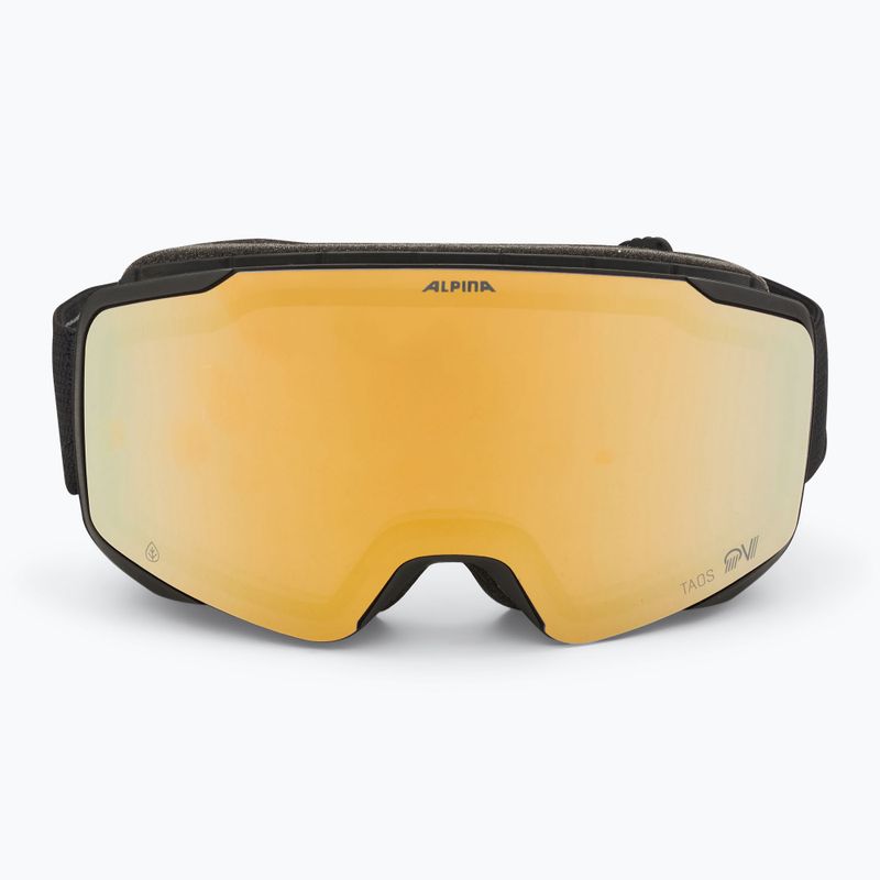 Skibrille Alpina Taos QV black matt/ gold 2
