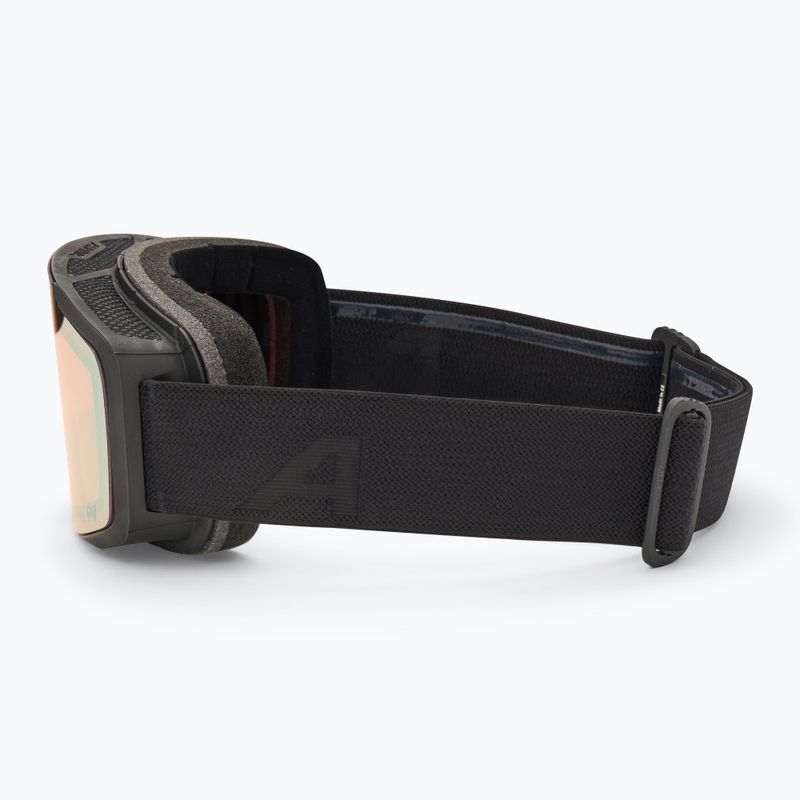 Skibrille Alpina Taos QV black matt/ gold 4