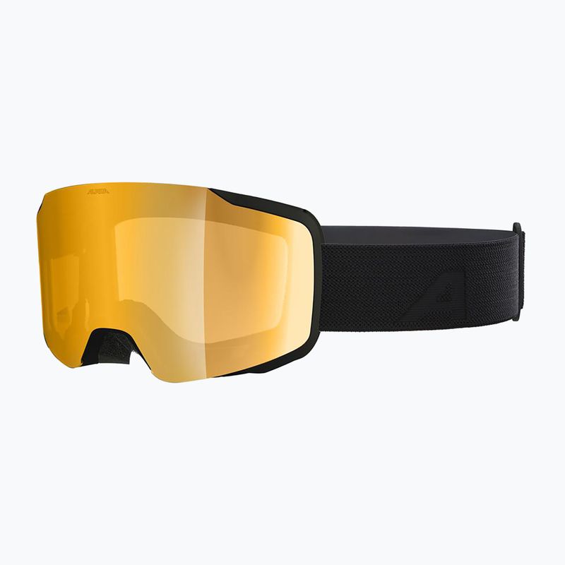 Skibrille Alpina Taos QV black matt/ gold 5