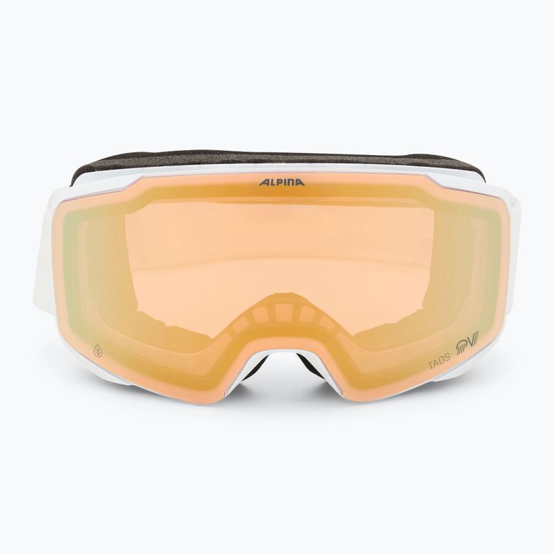 Skibrille Alpina Taos QV white matt/ gold 2