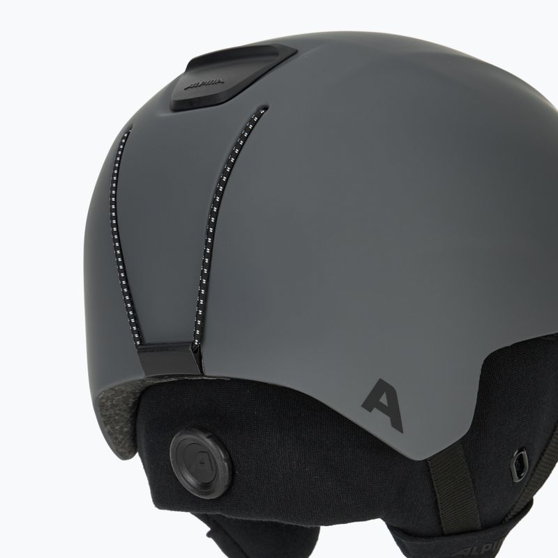 Skihelm Alpina Brix midnight/ grey matt 8