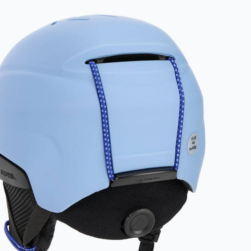 Skihelm Kinder Alpina Pizi smoke/ blue matt 8