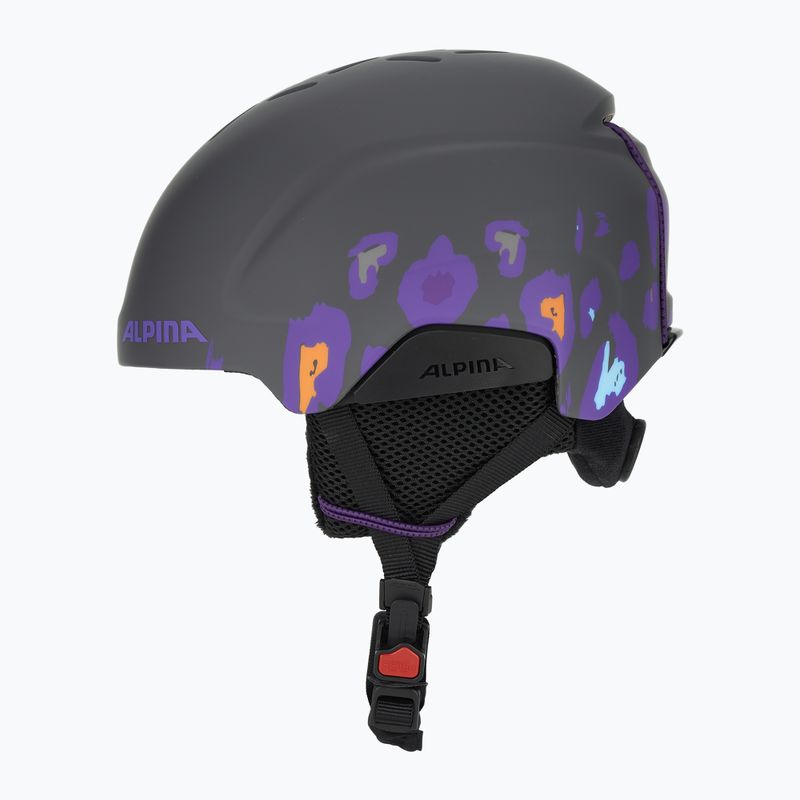 Skihelm Kinder Alpina Pizi midnight/ grey leo matt 3