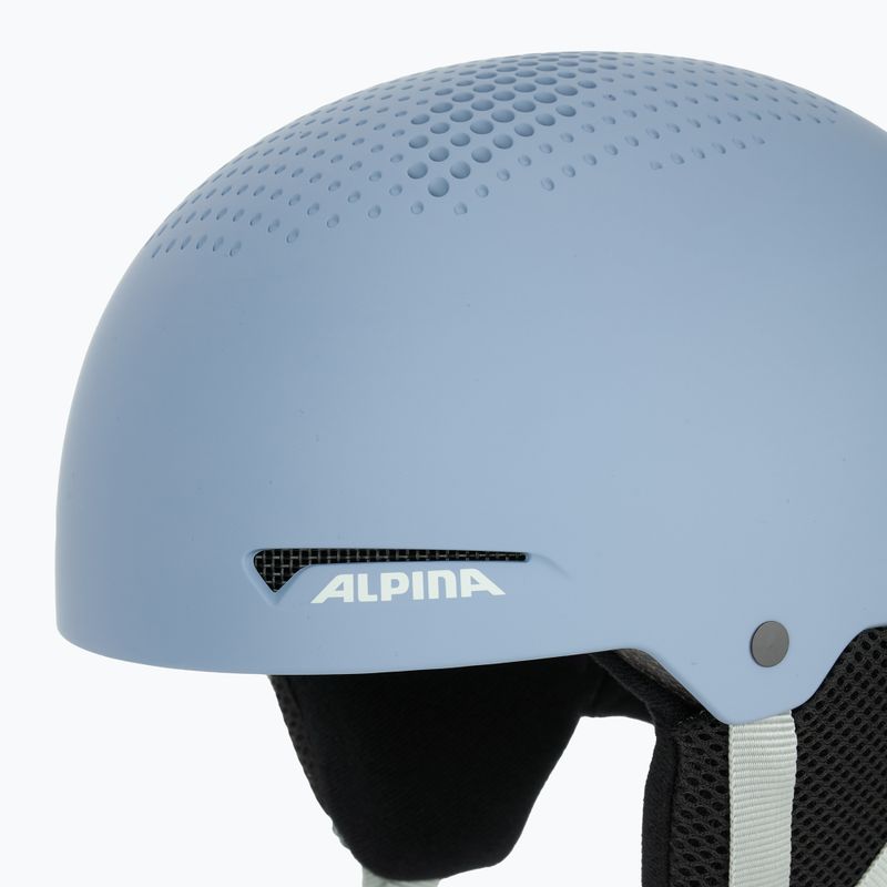 Skihelm Kinder Alpina Zupo smoke/ blue matt 7