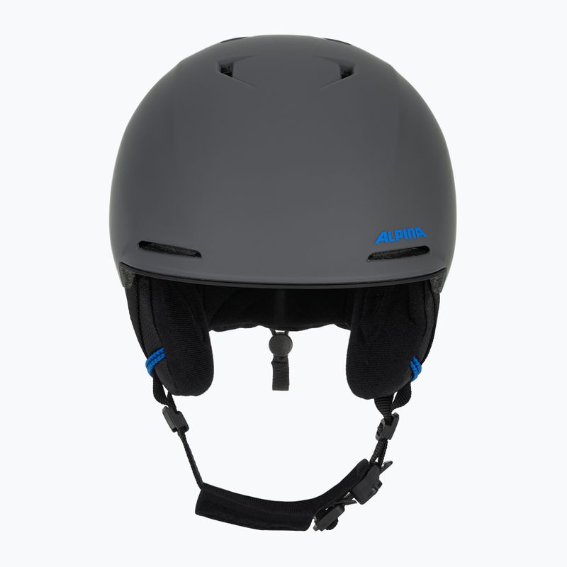Skihelm Kinder Alpina Brix midnight/ grey matt 2