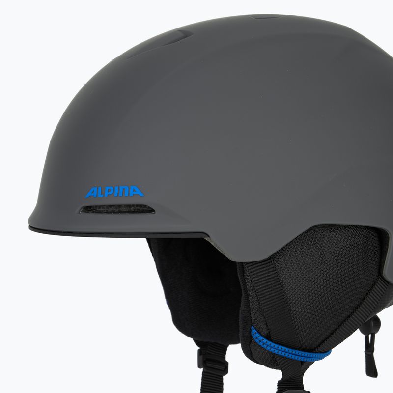 Skihelm Kinder Alpina Brix midnight/ grey matt 7