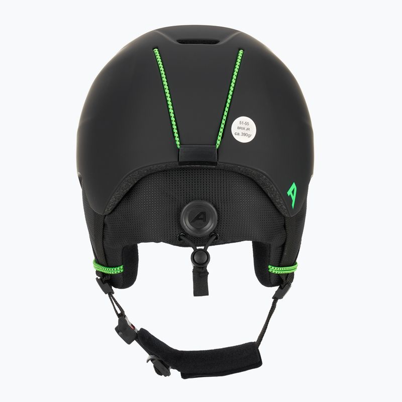 Skihelm Kinder Alpina Brix black/ neon matt 4