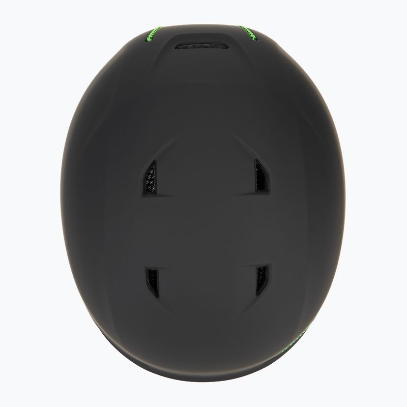 Skihelm Kinder Alpina Brix black/ neon matt 6