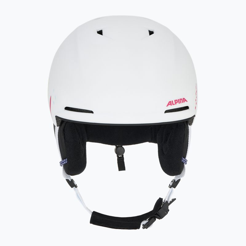 Skihelm Kinder Alpina Brix white/ graphic matt 2