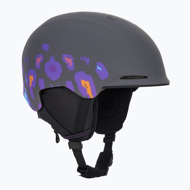Skihelm Kinder Alpina Brix midnight/ grey leo matt