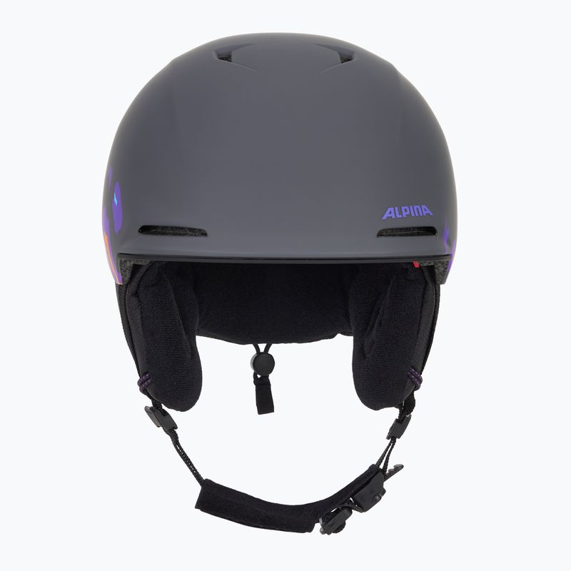 Skihelm Kinder Alpina Brix midnight/ grey leo matt 2