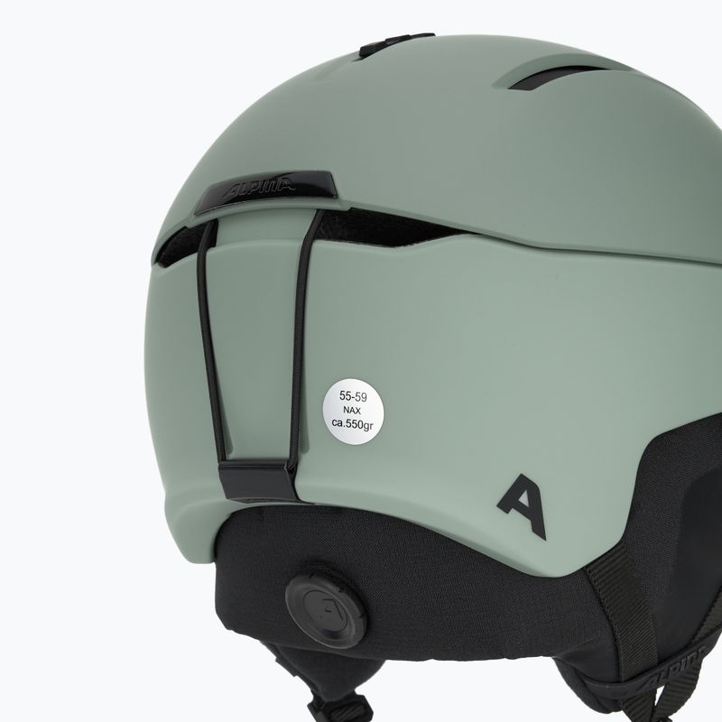 Skihelm Alpina Nax willow/ green matt 8