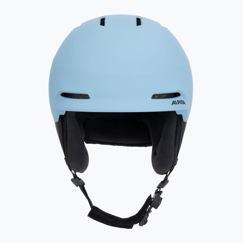 Skihelm Alpina Nax smoke/ blue matt 2
