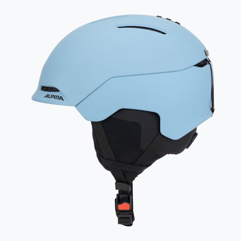 Skihelm Alpina Nax smoke/ blue matt 3