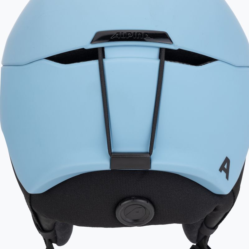 Skihelm Alpina Nax smoke/ blue matt 8