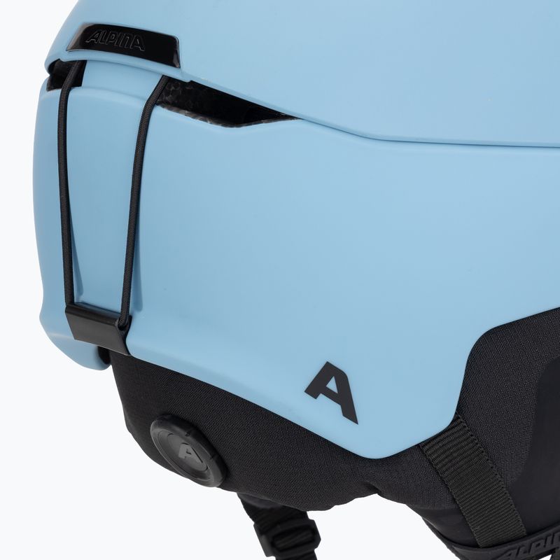 Skihelm Alpina Nax smoke/ blue matt 9