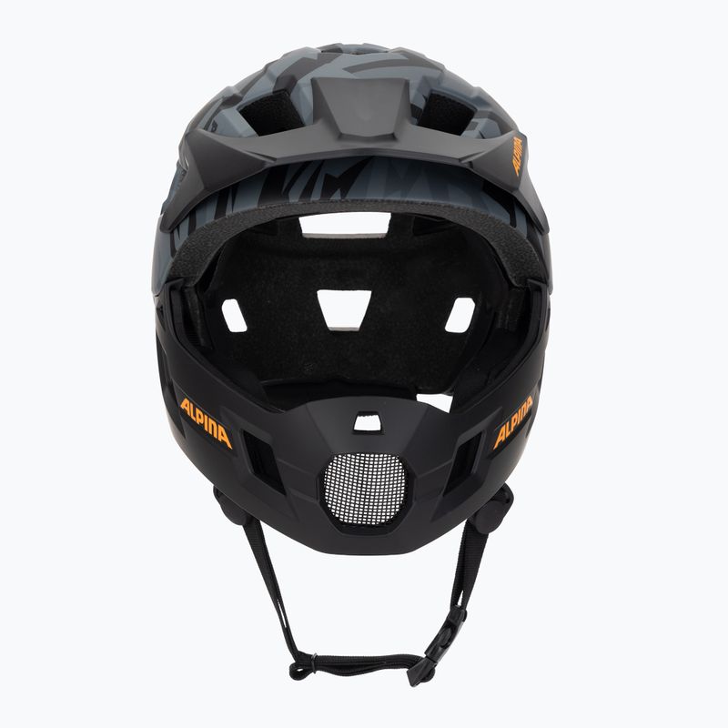 Alpina Kinderfahrradhelm Rupi schwarz camo/orange matt 2