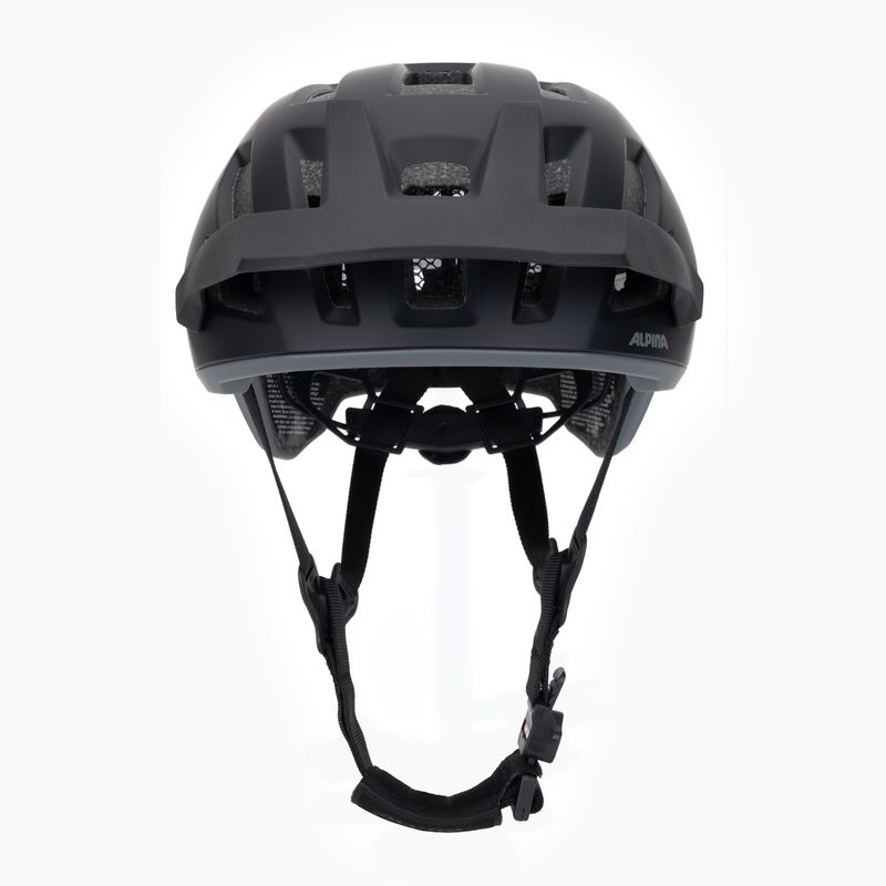 Fahrradhelm Alpina Taunus schwarz/grau matt 2