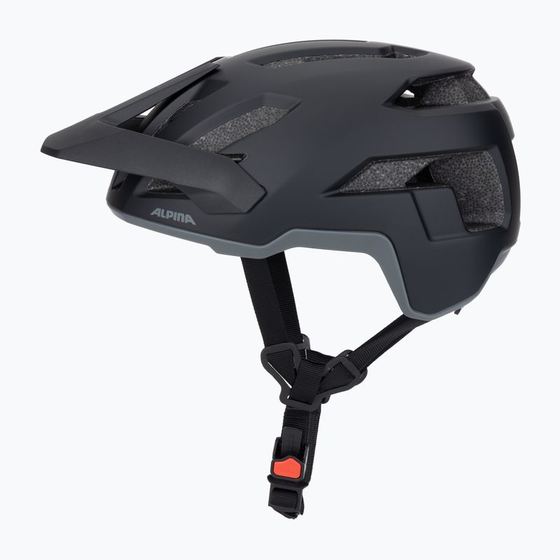 Fahrradhelm Alpina Taunus schwarz/grau matt 3