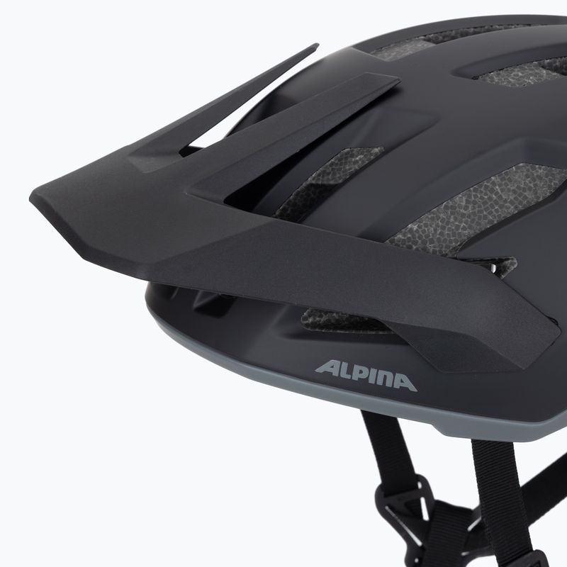 Fahrradhelm Alpina Taunus schwarz/grau matt 8