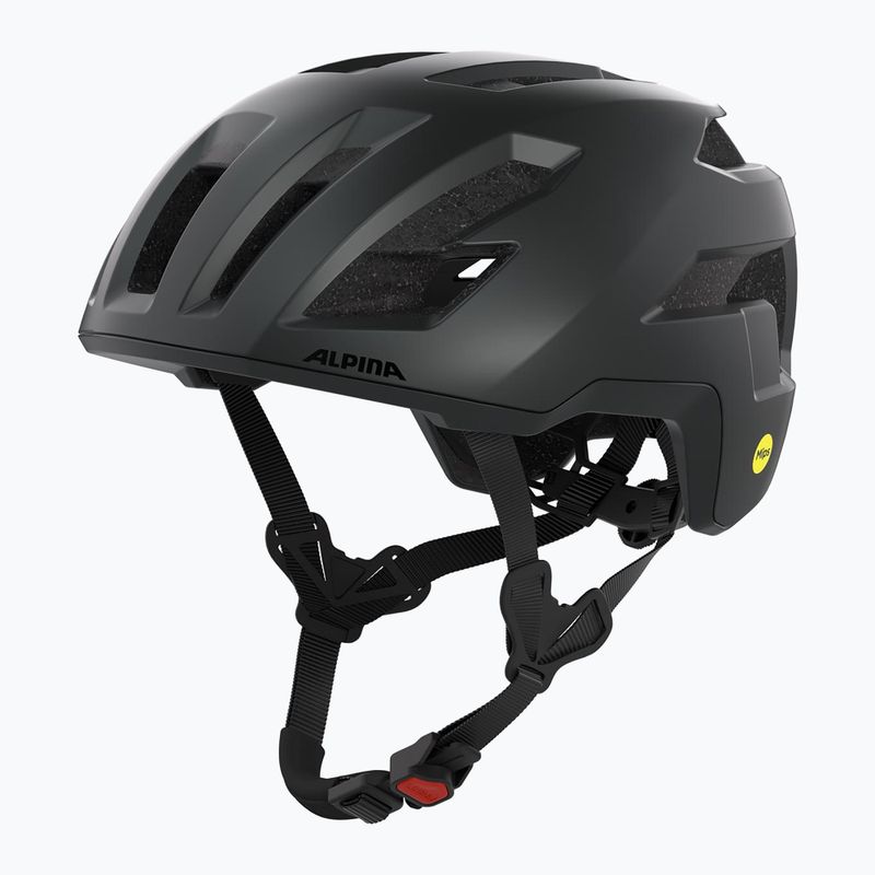Fahrradhelm Alpina Taunus Gravel MIPS schwarz matt