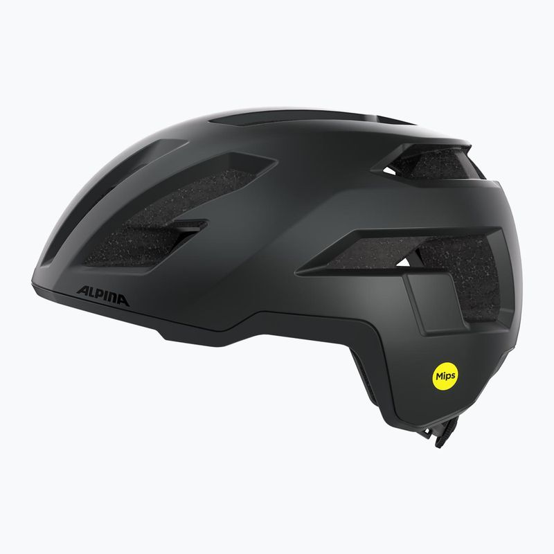 Fahrradhelm Alpina Taunus Gravel MIPS schwarz matt 4