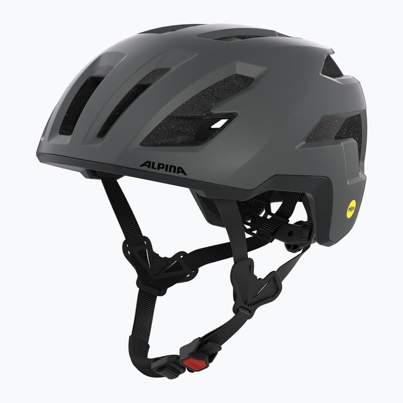 Fahrradhelm Alpina Taunus Gravel MIPS schwarz/mitternachtsgrau matt