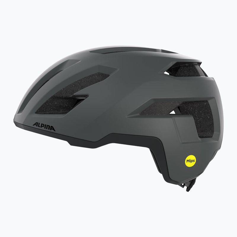 Fahrradhelm Alpina Taunus Gravel MIPS schwarz/mitternachtsgrau matt 4