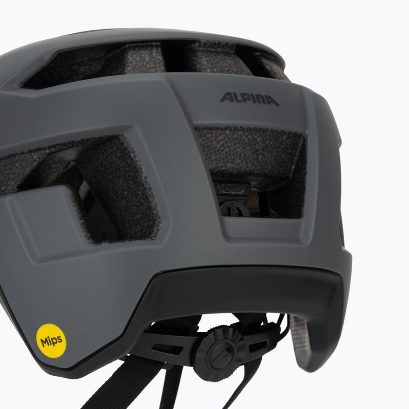 Fahrradhelm Alpina Taunus Gravel MIPS schwarz/mitternachtsgrau matt 8