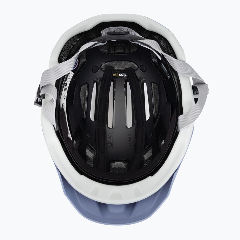 Fahrradhelm Alpina Paranus MIPS lila/grau matt 5