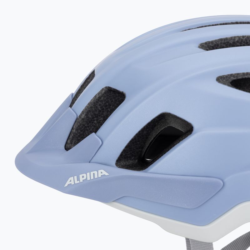 Fahrradhelm Alpina Paranus MIPS lila/grau matt 7