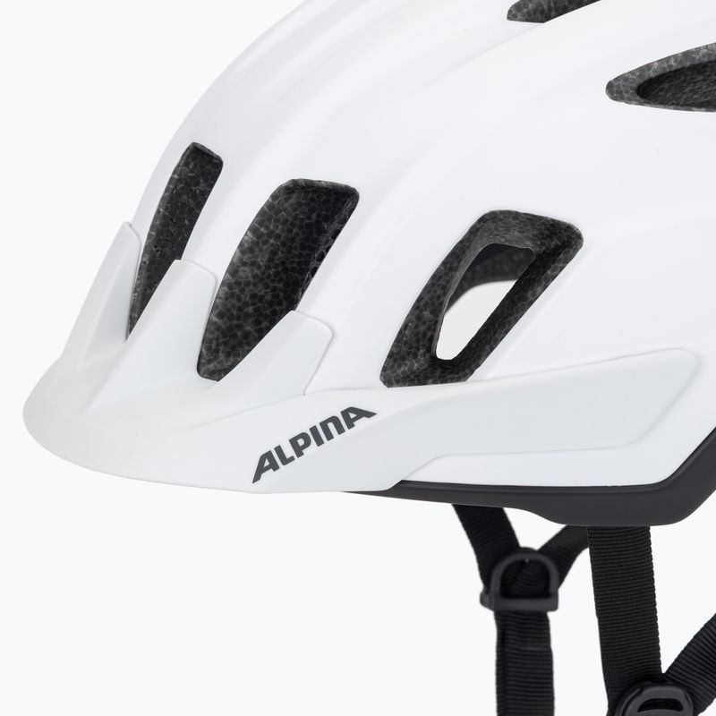 Fahrradhelm Alpina Paranus weiß matt 7