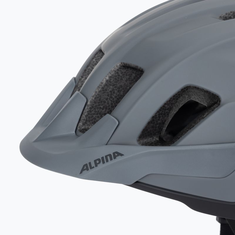 Fahrradhelm Alpina Paranus mitternachtsgrau matt 7