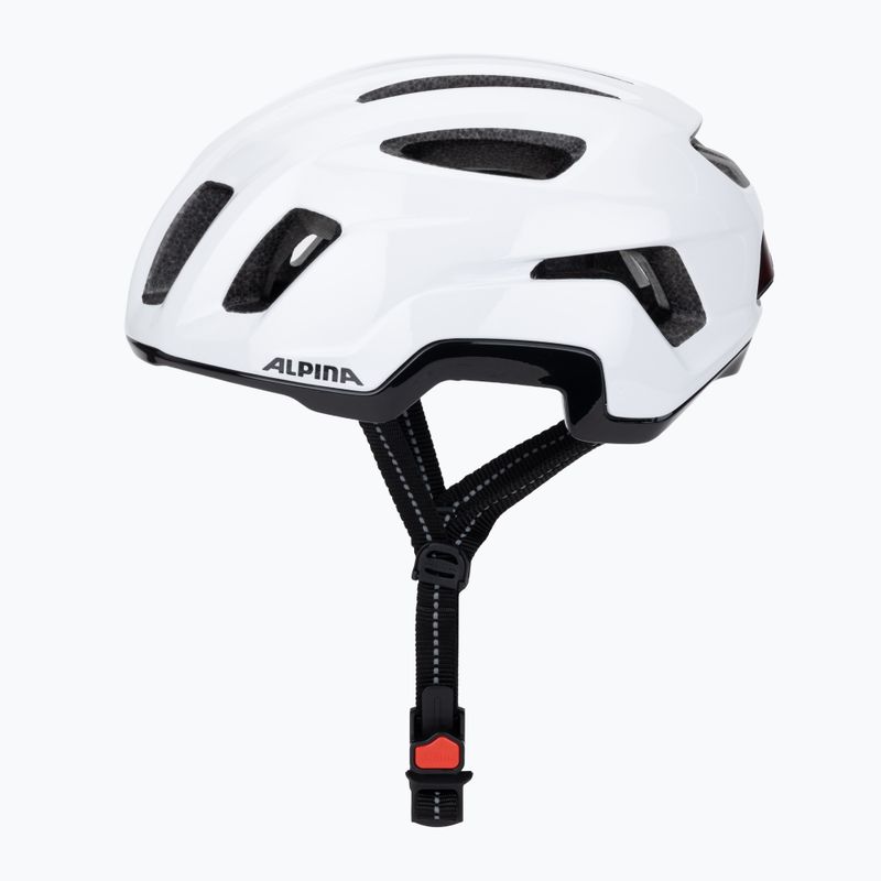 Fahrradhelm Alpina Paranus Urban weiß glänzend 3