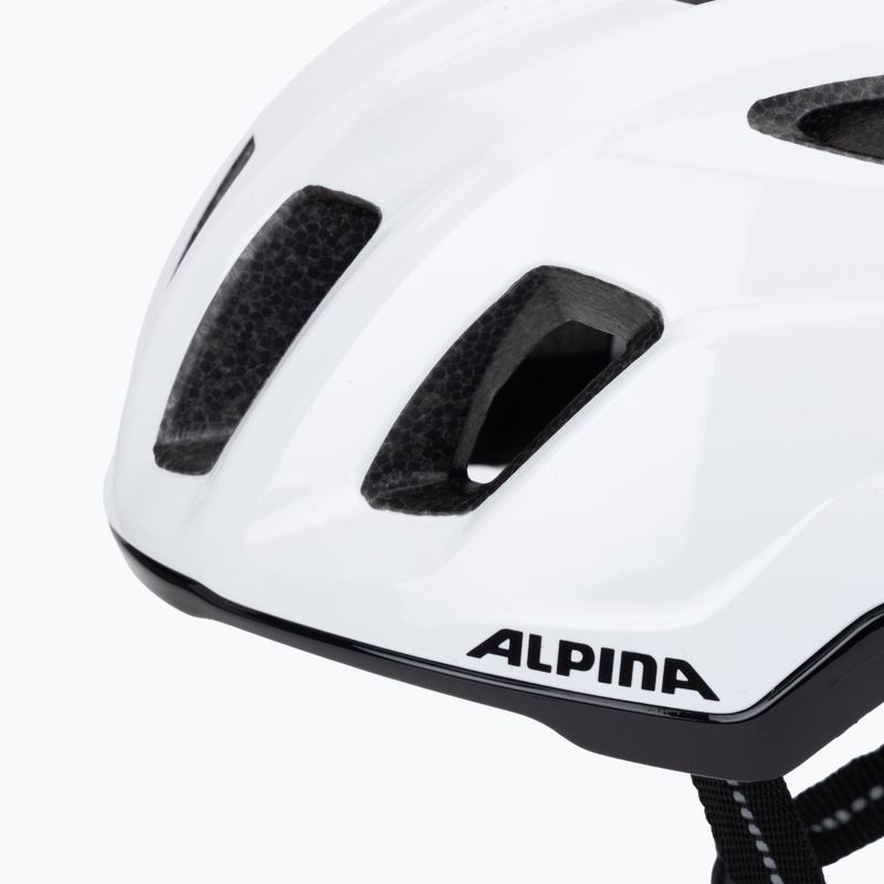 Fahrradhelm Alpina Paranus Urban weiß glänzend 7