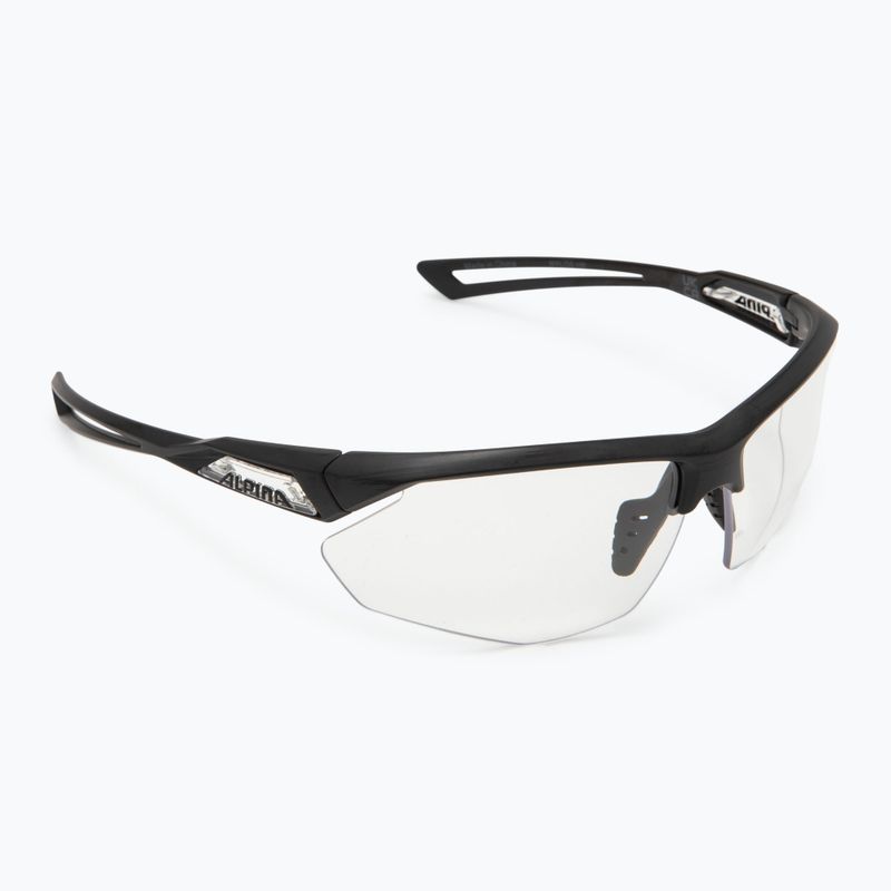 Alpina Nylos HR schwarz transparent matt/ klar Sonnenbrille