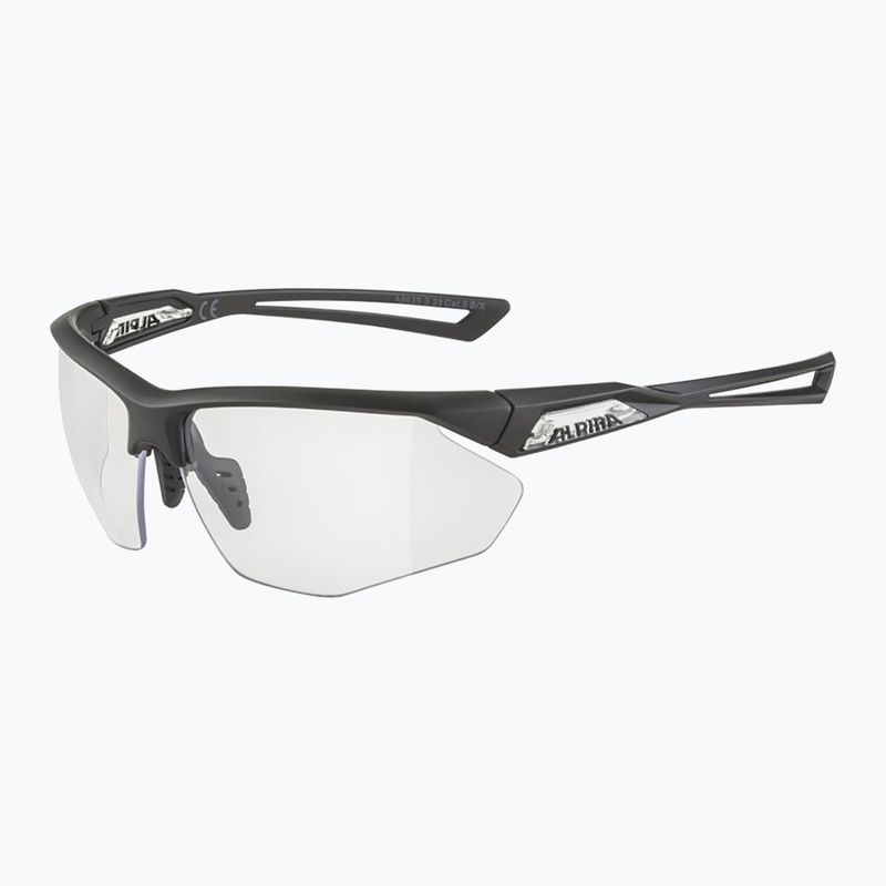 Alpina Nylos HR schwarz transparent matt/ klar Sonnenbrille 5