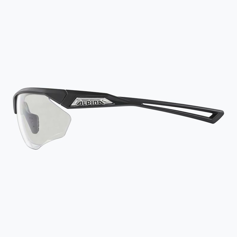 Alpina Nylos HR schwarz transparent matt/ klar Sonnenbrille 7